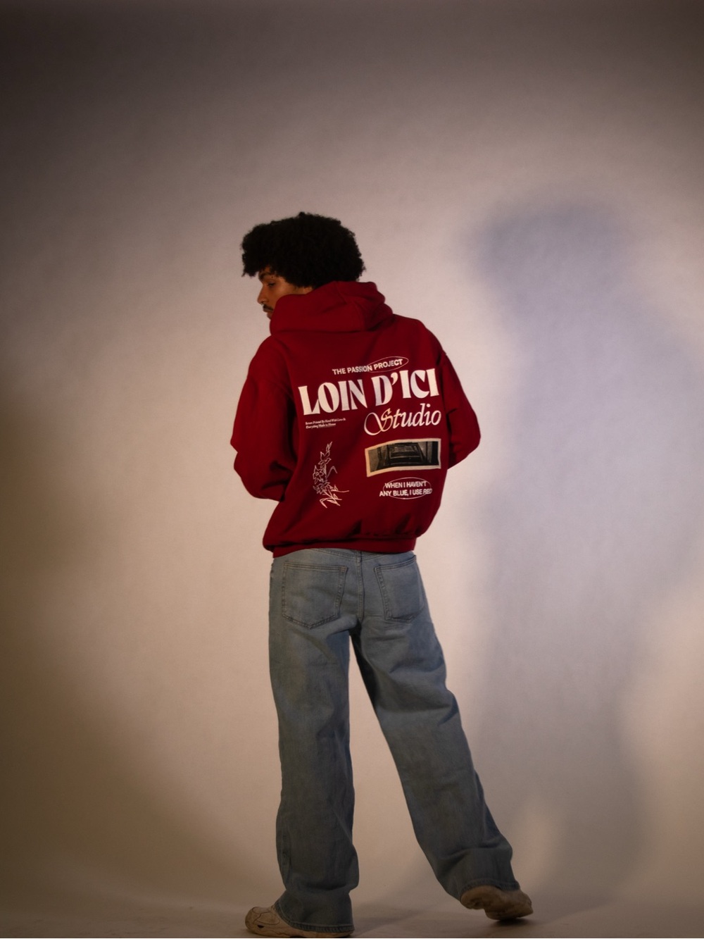 LOIN D’ICI STUDIO//THE PASSION PROJECT VINTAGE HOODIE